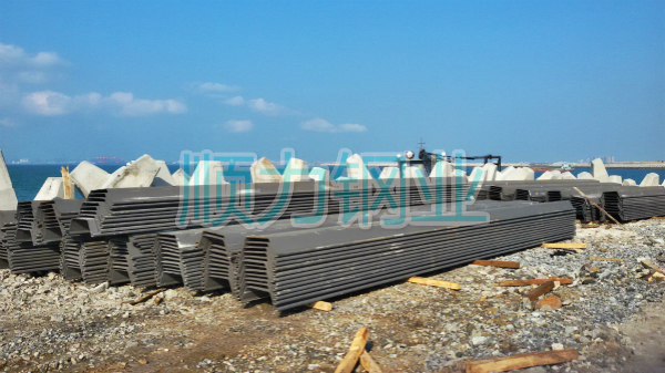 Malakas na malamig na nabuo ng sheet pile MSZ19-340, MSZ19-350, MSZ19-375, MSZ19-406