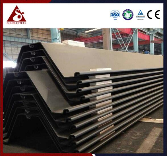 Permanenteng Quay Wall Z Type Steel Sheet Piling