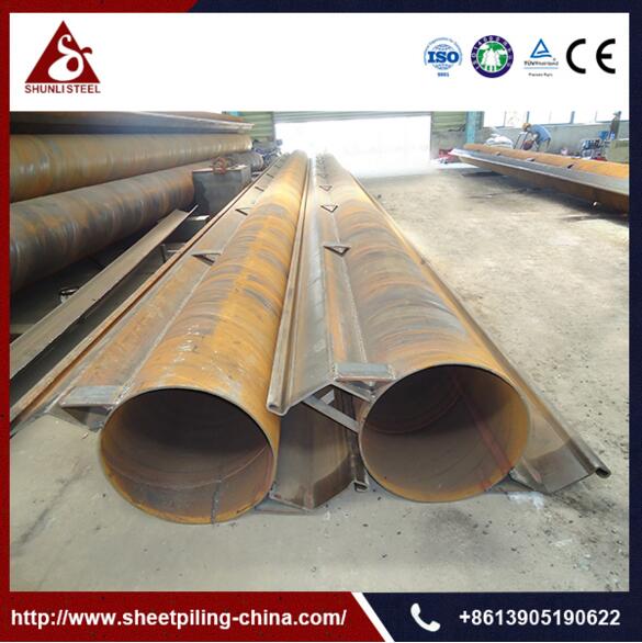 Anchored Interlocking Pipe Piles